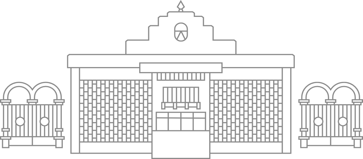 Ilustración del frontis de la Universidad Nacional de Huancavelica